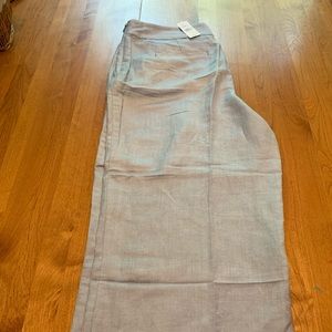 LOFT linen blend wide leg capris. BNWT Size 14